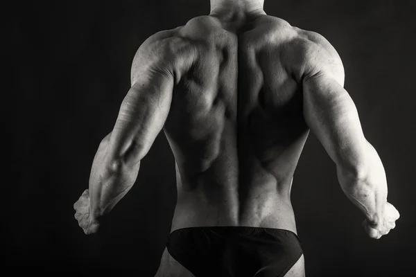 Belo corpo masculino muscular — Fotografia de Stock