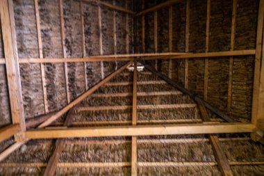 Karpatlar 'ın evlerinin iç kısımları.