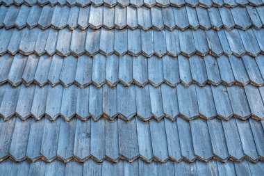 Klasik ahşap çatı kiremit fotoğrafı