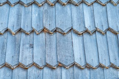 Klasik ahşap çatı kiremit fotoğrafı