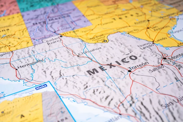 Mexico Map America — Stock Photo, Image