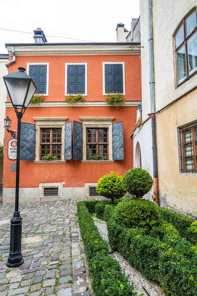 Beautiful streets and houses of Lviv