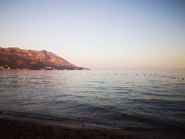 Hermoso Fondo Marino Montenegro Costa — Foto de Stock