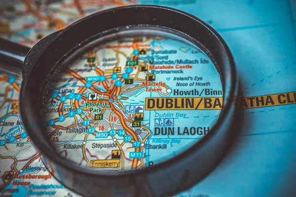 Dublin on map of Europe