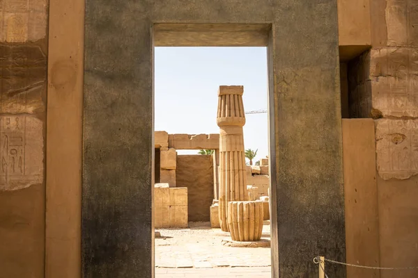 Oude Monumenten Van Egypte Karnak Tempel — Stockfoto