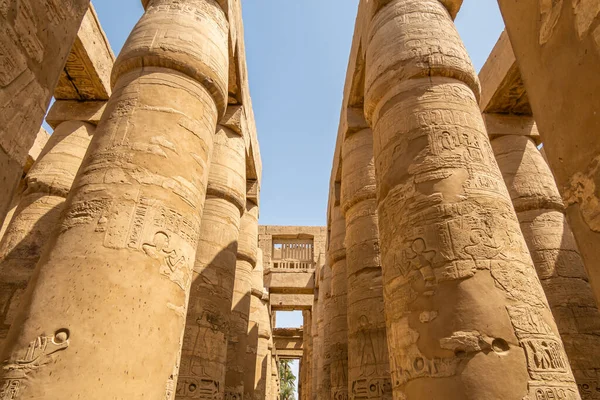 Antike Denkmäler Ägypten Karnak Tempel — Stockfoto