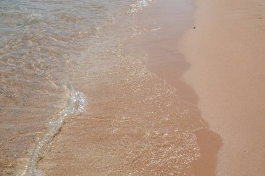 Güzel deniz pantonu ve kumsal