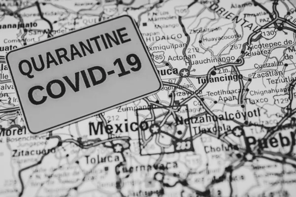 Mexico Coronavirus Covid Quarantine Background — Stock Photo, Image