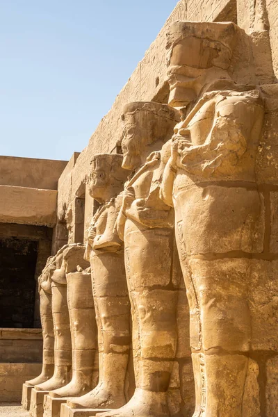 Fornlämningar Egypten Karnak Tempel — Stockfoto