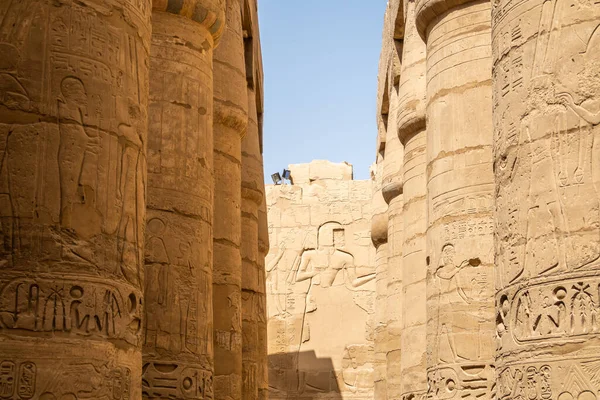 Monumentos Antigos Egito Templo Karnak — Fotografia de Stock