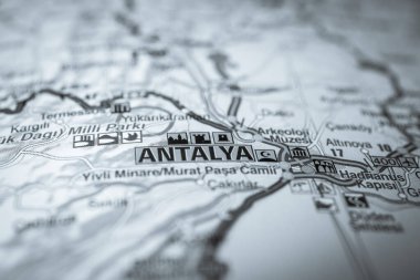 Antalya Avrupa haritasında