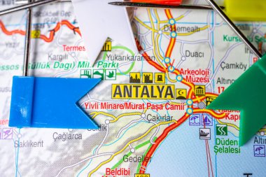 Antalya Avrupa haritasında