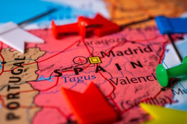 İspanya Avrupa haritasında