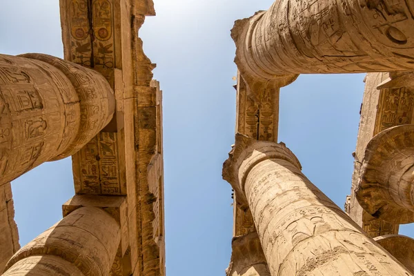 Antike Denkmäler Ägypten Karnak Tempel — Stockfoto