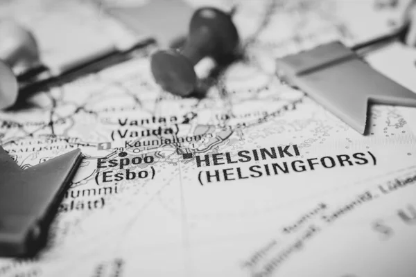 Helsinki Europe Map — Stock Photo, Image