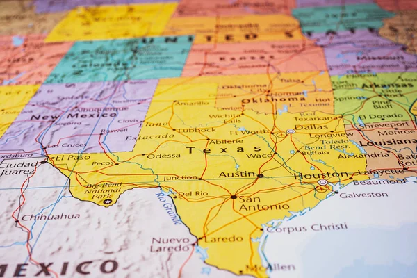 Штат Техас Карті — стокове фото