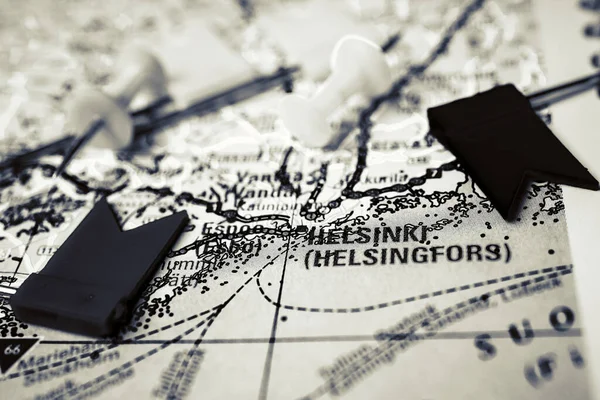 Helsinki Europe Map — Stock Photo, Image