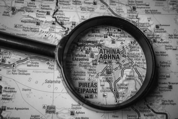 Athina Mapa Europa — Foto de Stock