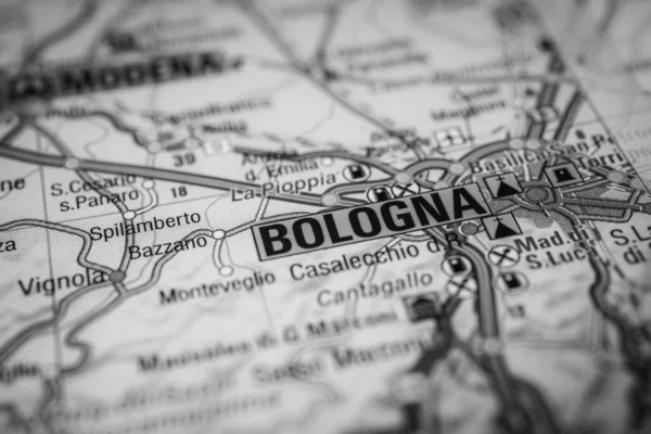 Bologna Europe Map — Stock Photo, Image