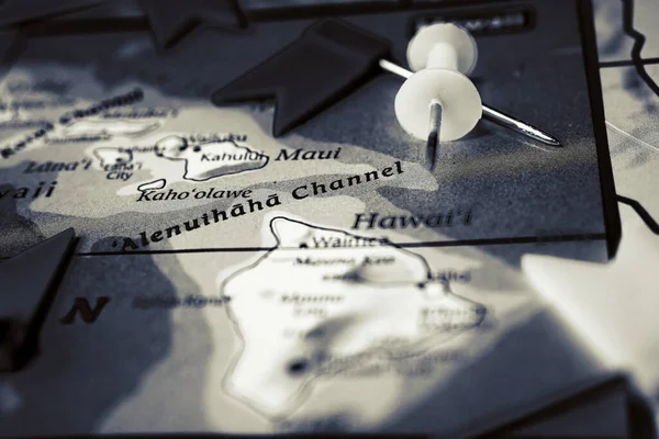 Hawaii on the map of USA