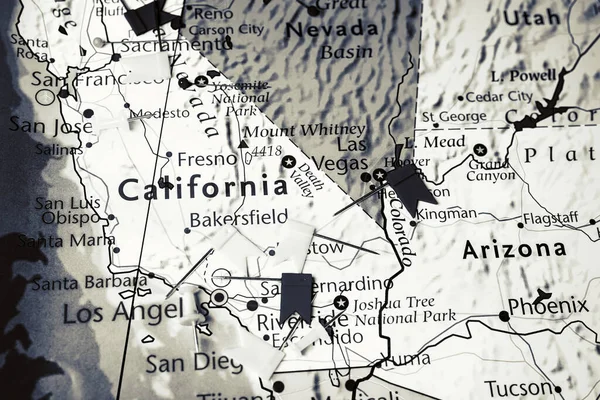 California Map Usa — Stock Photo, Image