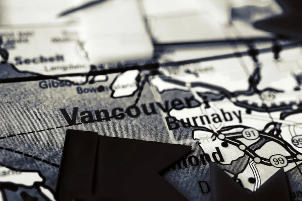 Vancouver Mapie Usa — Zdjęcie stockowe