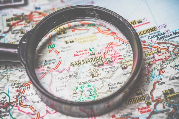 Сан Марино Карті Європи — стокове фото