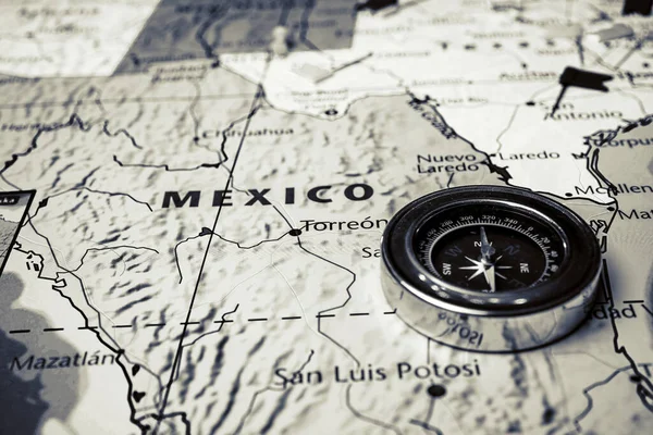 México Mapa América — Foto de Stock