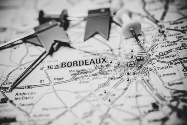 Бордо Карті Європи — стокове фото