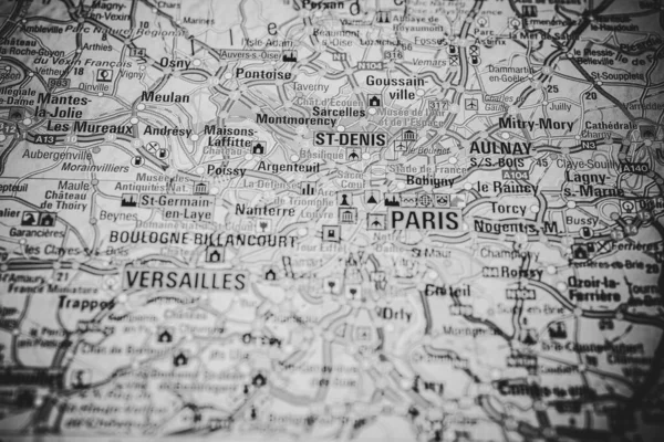Париж Карті Європи — стокове фото