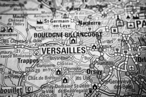 ヴェルサイユ ヨーロッパの地図 — ストック写真