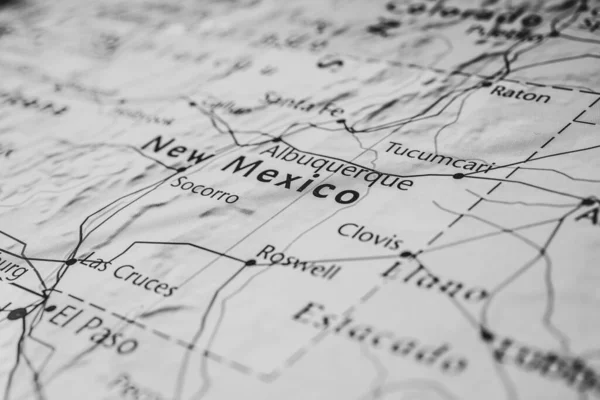 Nuevo México Mapa Estados Unidos — Foto de Stock