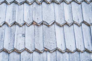 Klasik ahşap çatı kiremit fotoğrafı