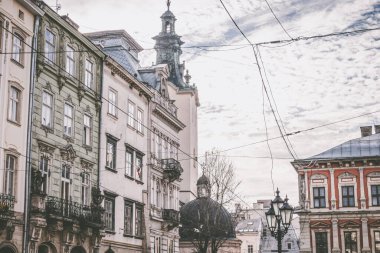 Lviv 'in güzel sokakları ve evleri