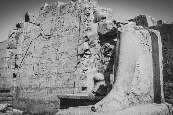 Fornlämningar Egypten Karnak Tempel — Stockfoto