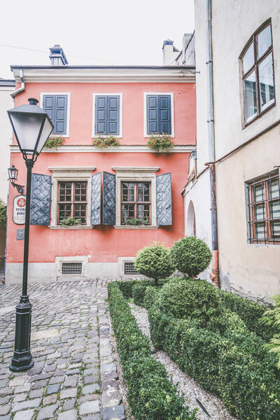 Beautiful streets and houses of Lviv