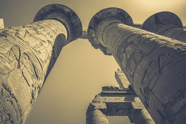 Antike Denkmäler Ägypten Karnak Tempel — Stockfoto