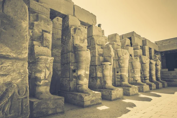 Fornlämningar Egypten Karnak Tempel — Stockfoto