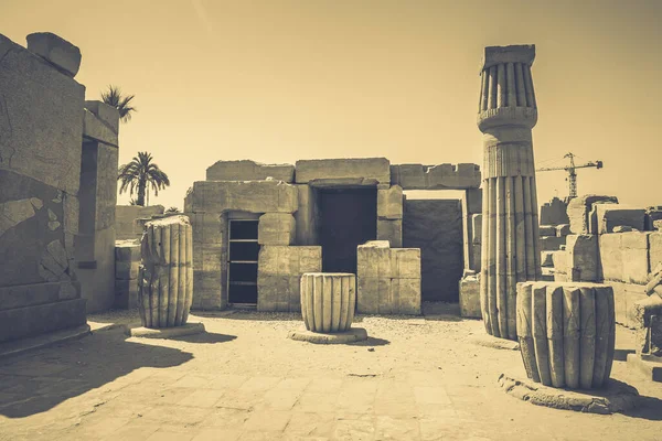 Oude Monumenten Van Egypte Karnak Tempel — Stockfoto