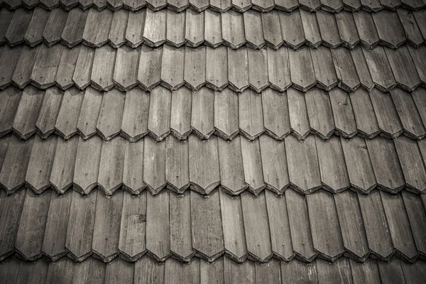 Zabytkowy Drewniany Dach Dachówka Zdjęcie — Zdjęcie stockowe