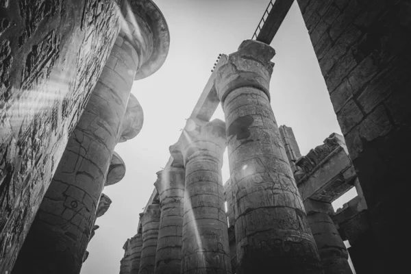 Oude Monumenten Van Egypte Karnak Tempel — Stockfoto