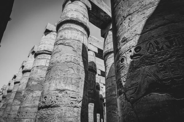 Mısır Antik Anıtları Karnak Tapınağı — Stok fotoğraf