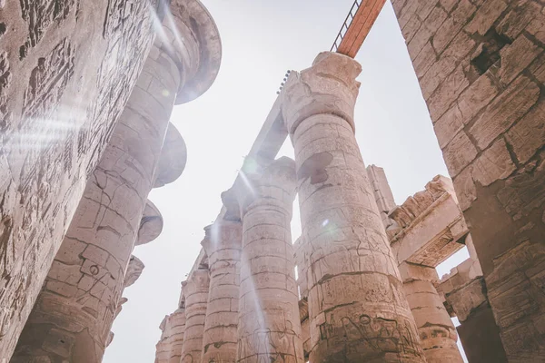 埃及古代纪念碑 Karnak神庙 — 图库照片