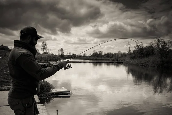 Forel Vissen Het Meer Recreatie — Stockfoto