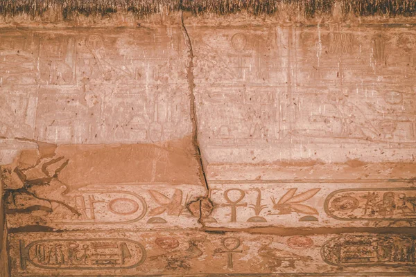 Antike Denkmäler Ägypten Karnak Tempel — Stockfoto