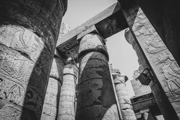 Monumenti Antichi Dell Egitto Tempio Karnak — Foto Stock