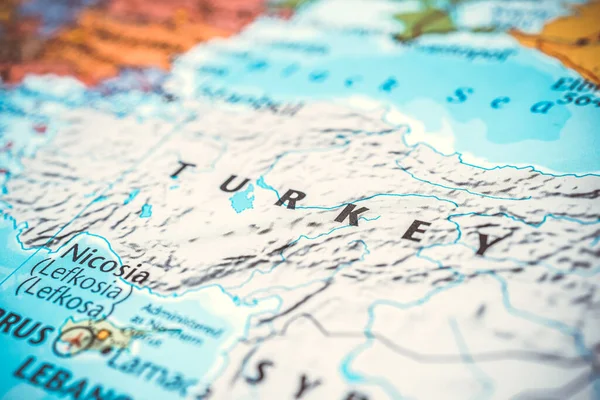 Turquía Mapa Europa — Foto de Stock