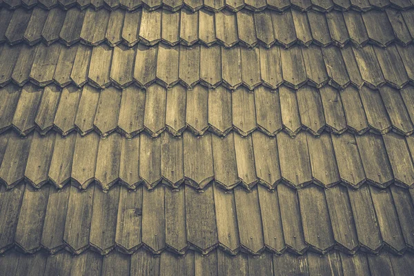 Vintage Wooden Roof Tile Photo — Stock Photo, Image