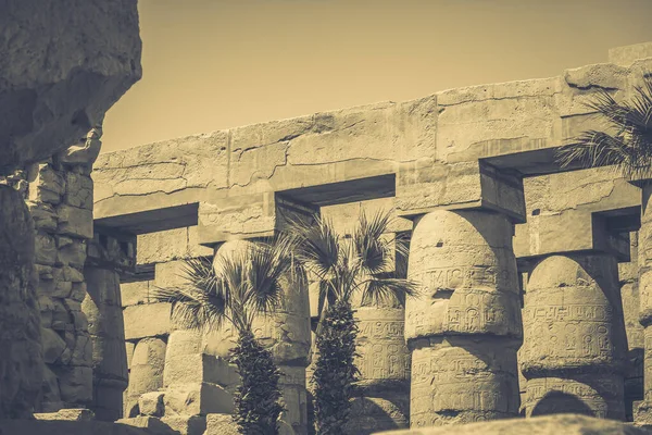 Ancient Monuments Egypt Karnak Temple — Stock Photo, Image