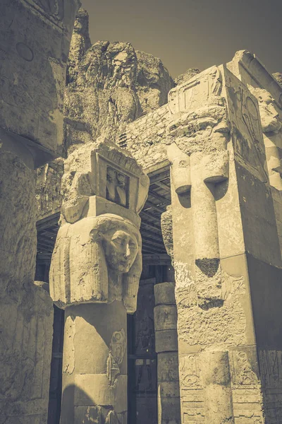 Forntida Tempel Hatshepsut Egypten — Stockfoto